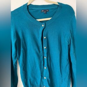 Gap turquoise cardigan